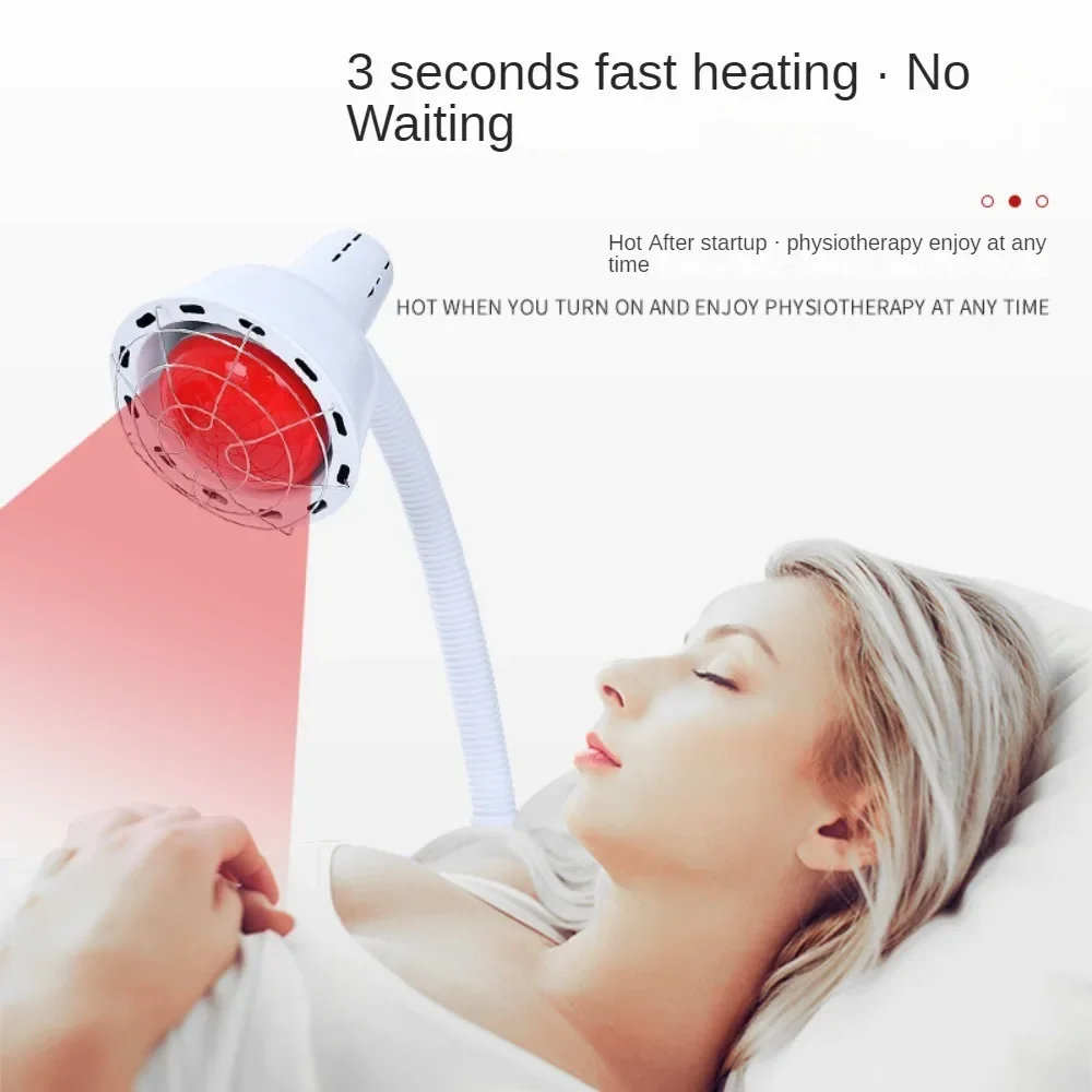 

275W Desktop Infrared Heat Lamp near Red Light Baking Lamp with Timer for Joint Pain And Muscle Aches Relief Body Therapy