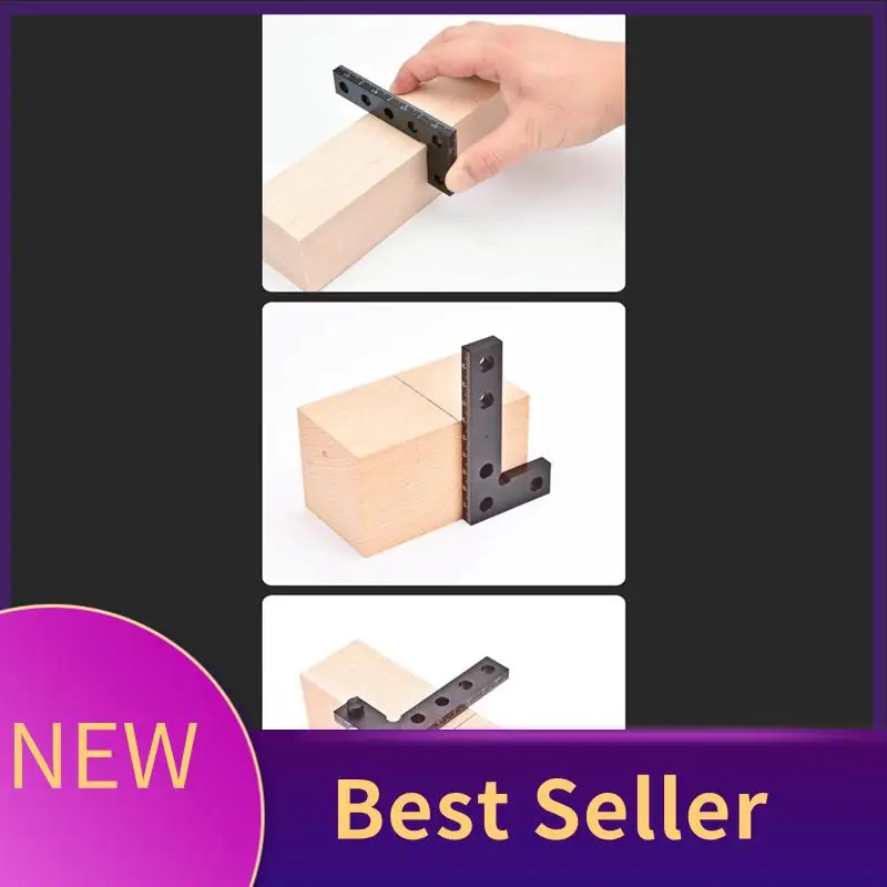 

Woodworking Center Scriber 90 Degree Precision Square Edge Marking Tool Aluminum Alloy Carpentry Marking Gauge-Metric Durable