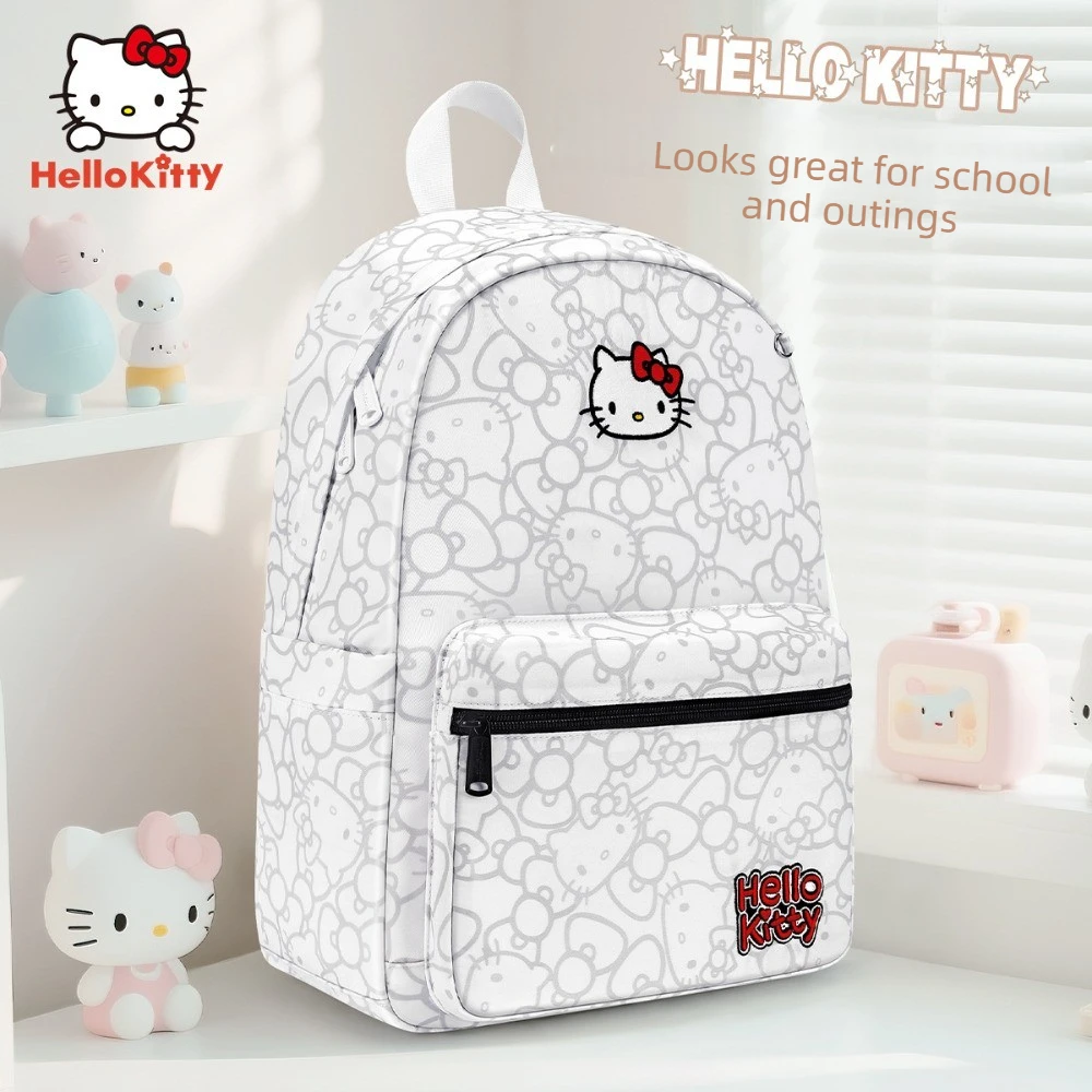 

Sanrio Hello Kitty детский школьный рюкзак для девочек, водонепроницаемый дышащий рюкзак для защиты позвоночника, легкий милый студенческий рюкзак с героями мультфильмов