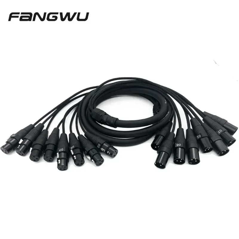Factory Oem8 10 12 16 24 32 Channels  30 50 100 Meter Xlr Audio Signal Stage Snake Cable Management
