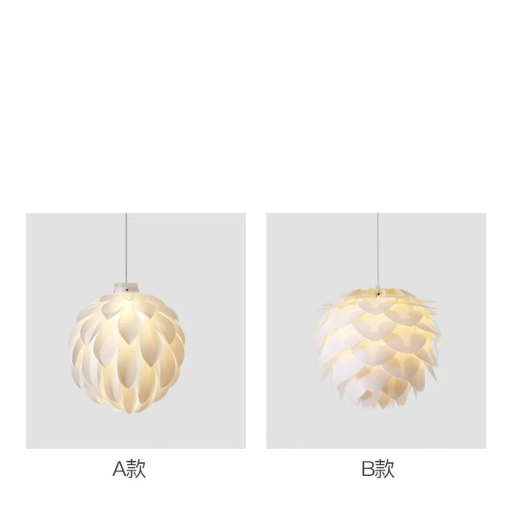 warm, romantic, modern, simple and creamy pine cone chandelier online celebrity clothing shop window.