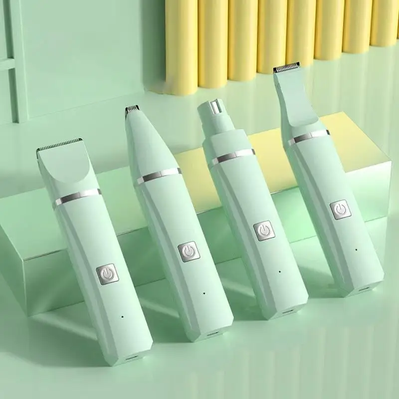 

Pet Shaver Cat Four-in-one Electric Hair Clipper Foot Hair Trimmer Electric Grooming Tool