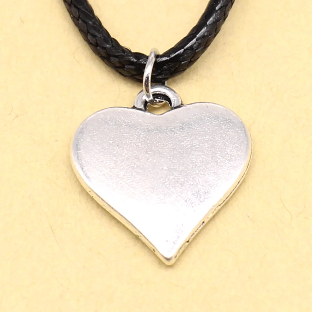 1 Piece Love Heart Choker Necklac Man Jewelri 17x19mm