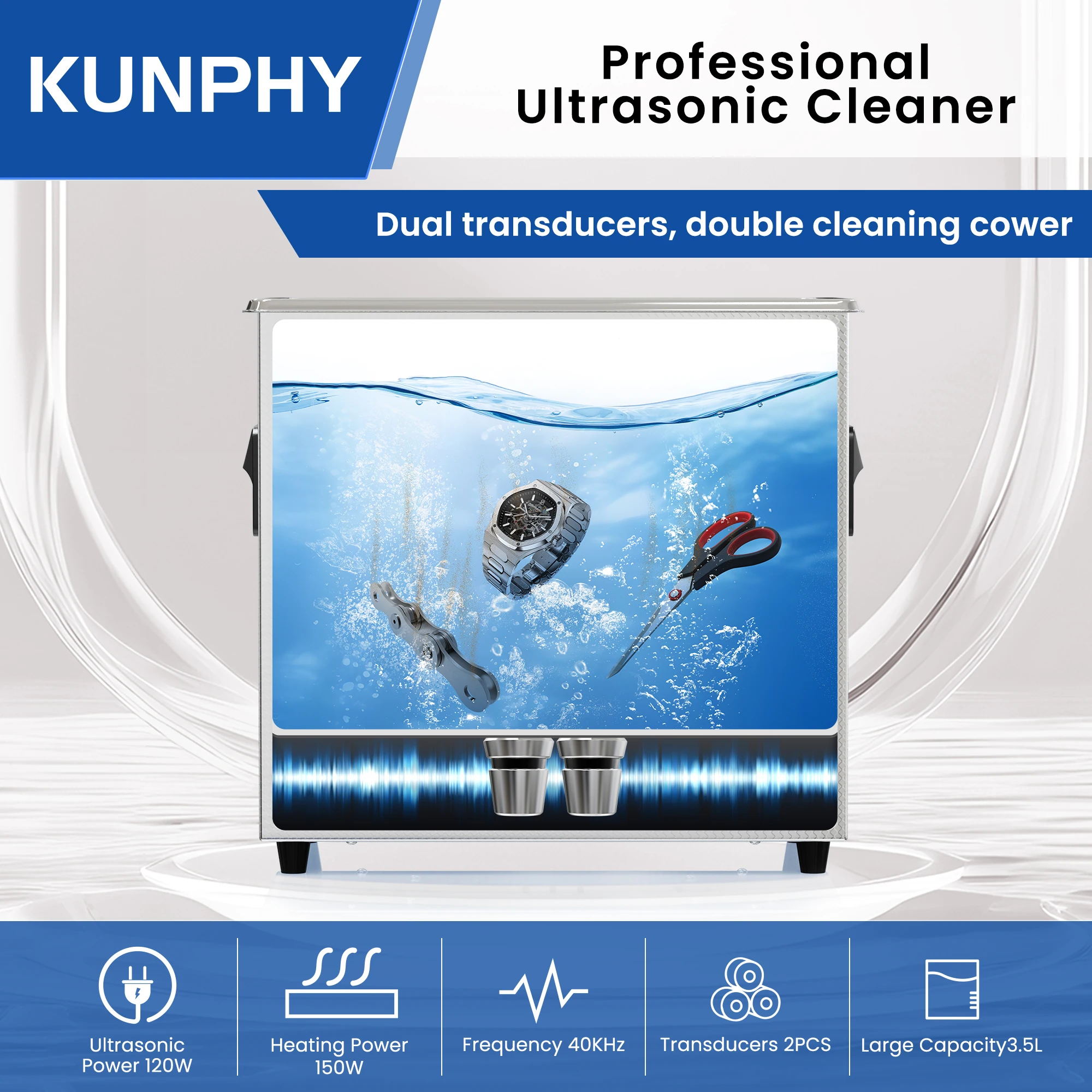جهاز تنظيف بالموجات فوق الصوتي - مراجعة Ultrasonic Cleaning Machine 10L Digital وسعره