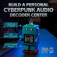XDUOO DM-01 Robot-Shaped DAC & Headphone Amplifier Bluetooth 5.4 USB DAC DSD CS43131 MQA Vacuum tube Amplifier