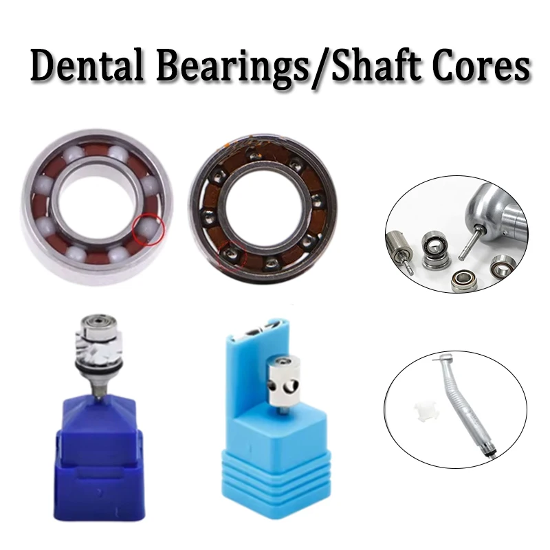 Dental Handpiece Turbine Bearing High Speed Air Rotor Ceramic & Steel Ball Bearings Universal Replacement Bearing