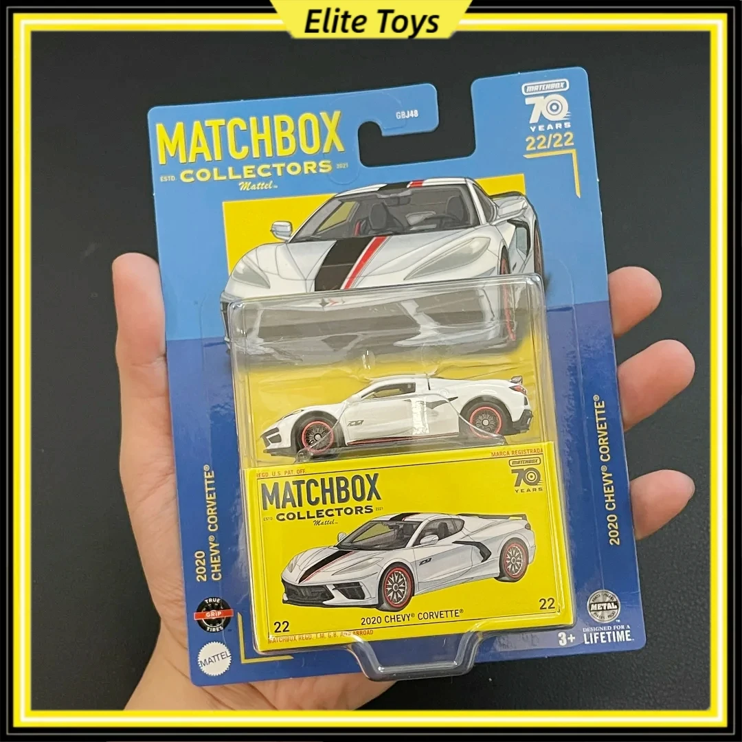 

Коллекционная коробка, 70-летняя серия, сокровище 2020, Chevy Corvette Matel, 1:64, литая под давлением модель автомобиля, коллекционная игрушка, подарок для мальчиков