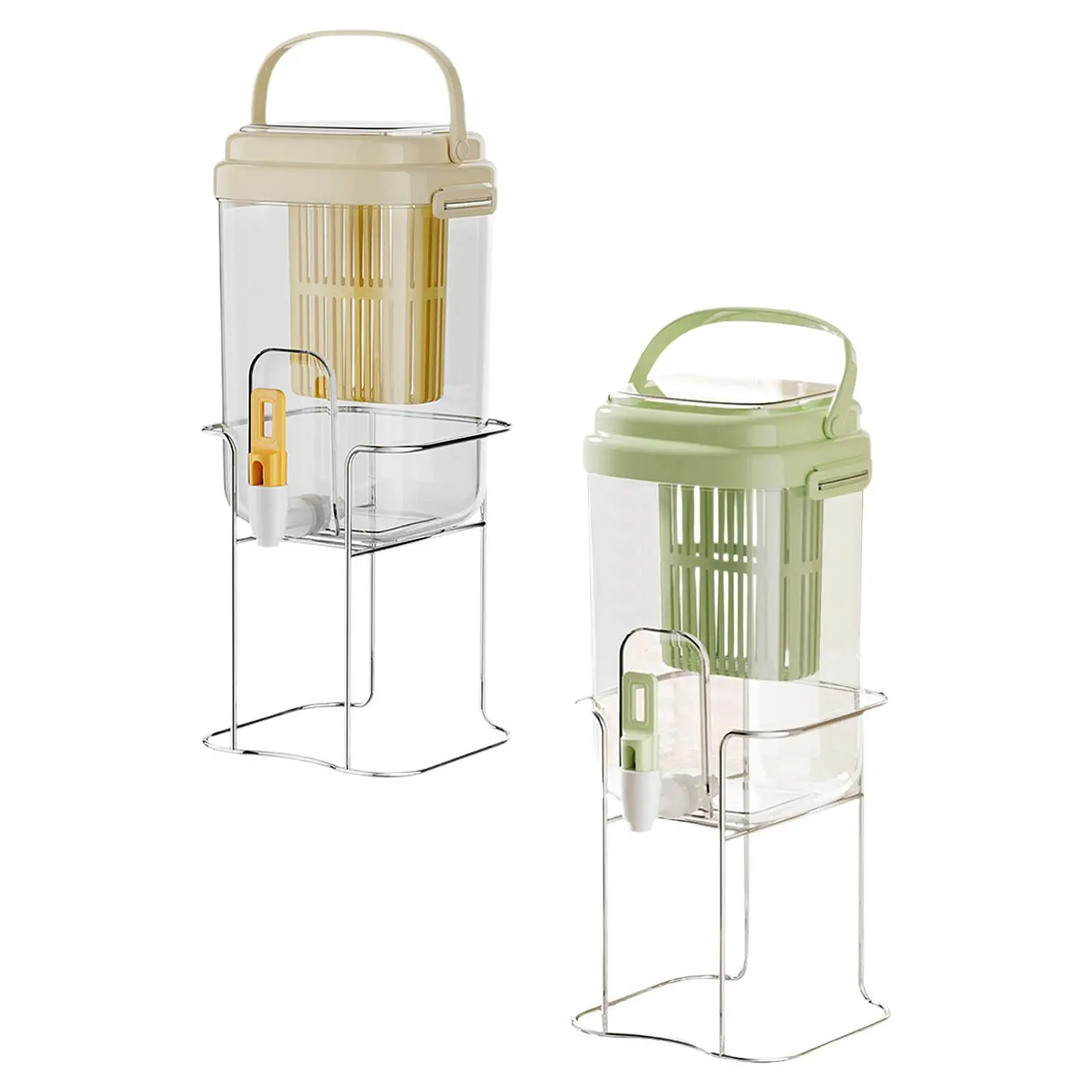 

Диспенсер для напитков, установленный кувшин для холодной воды для домашнего стола сока со льдом