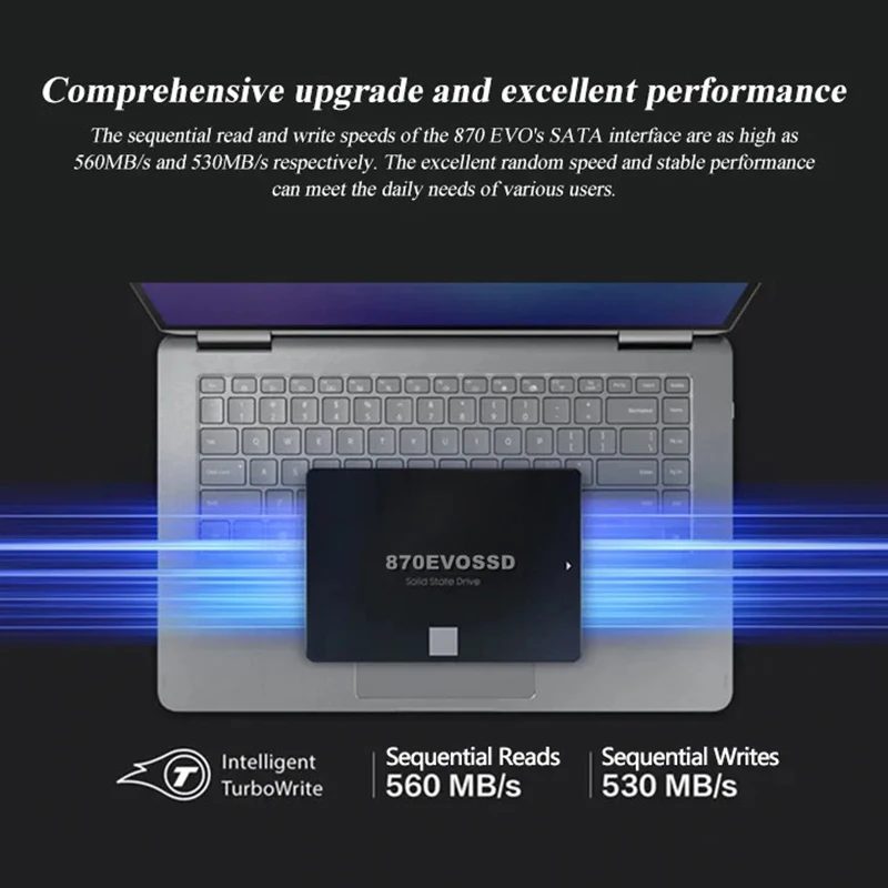 Imagem -05 - Interface Interna de Unidade de Estado Sólido Disco Rígido Externo de Alta Velocidade para pc 870 Evo Sata Iii Ssd