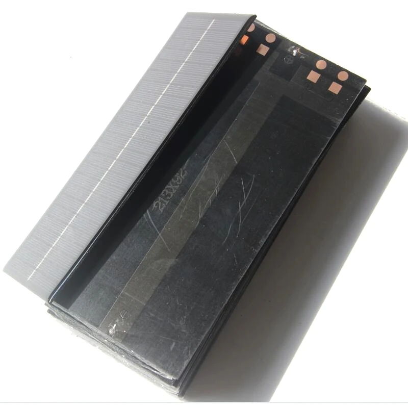 BUHESHUI 2.5W 12V Polykristallijne Zonnepaneel Zonne-energie Voor 9V-12V Batterij Systeem Licht 213*92MM