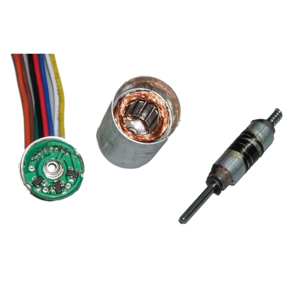 

16mm Precision Internal Rotor Brushless Motor with Double Ball Bearing Neodymium Strong Magnetic Miniature 1632 Hall Effect