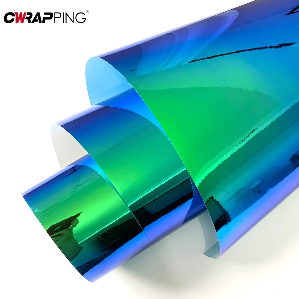 Automotive Vinyl Car Wrap Holographische Regenbogen Aufkleber Fahrzeug Dekoration Wasserdichte Farbe Außen Auto Aufkleber Karosserie Abdeckung