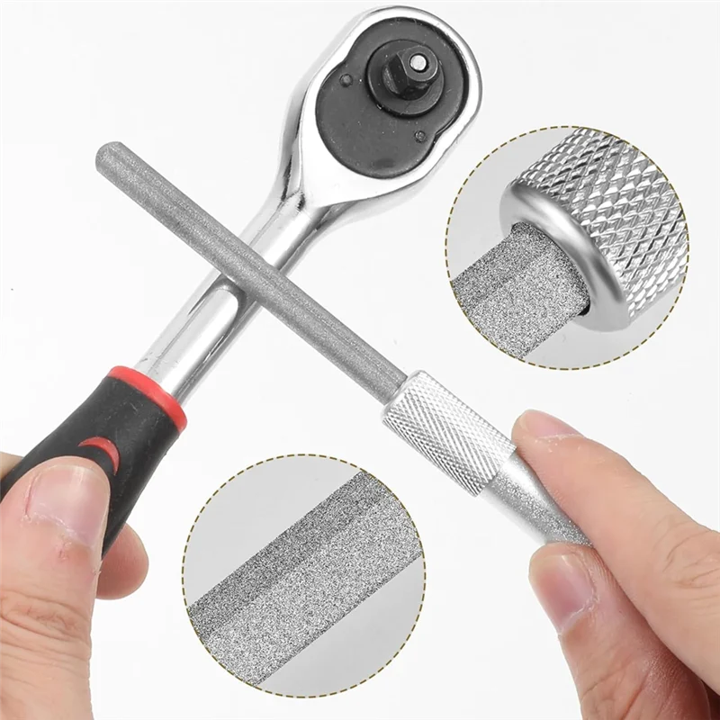 A64Z Diamond File Diamond Glass Files Crystal Glass Files Crystal And Glass Repair File Metal Diamond Grit Tool Sharpener