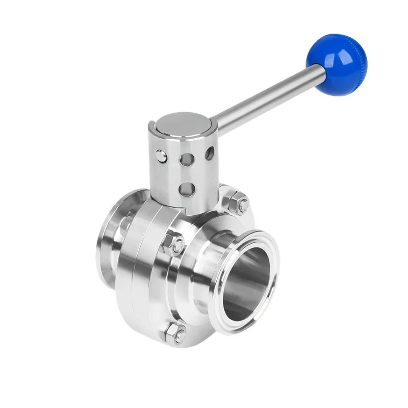 For Stainless Steel Manual Quick Loading Butterfly Clamp Connector Chuck Assembly