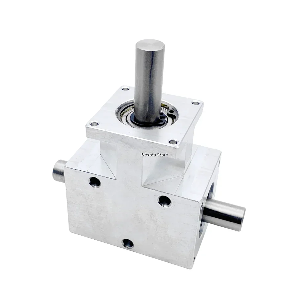 

1: 1 Small Corner Device Spiral Bevel Gear 12MM Dual Output Shaft Differential Assembly Gearbox 1M 25T 2000RPM