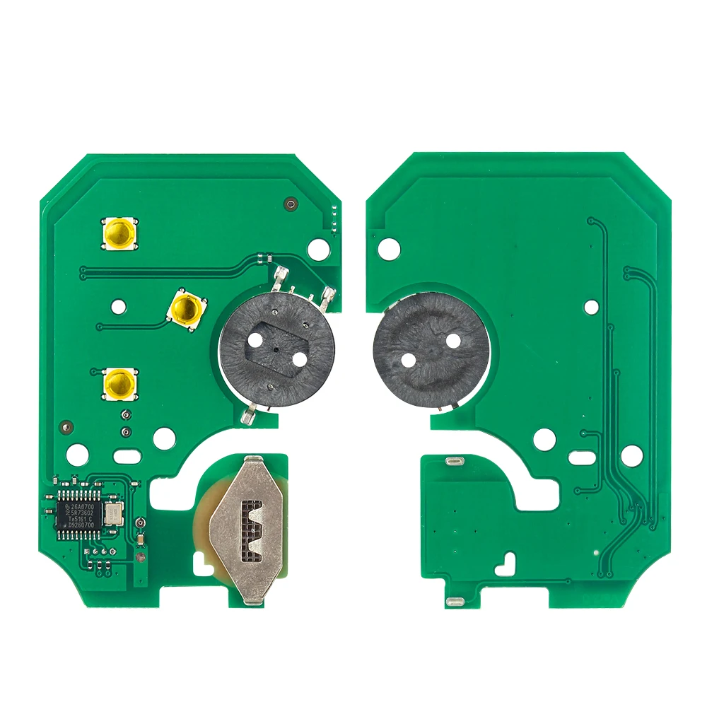 KEYYOU 3 Button 433Mhz Smart Card Remote Key Circuit Board For Renault Clio Logan Megane 2 3 Scenic ID46 PCF7947 Chip - view 5