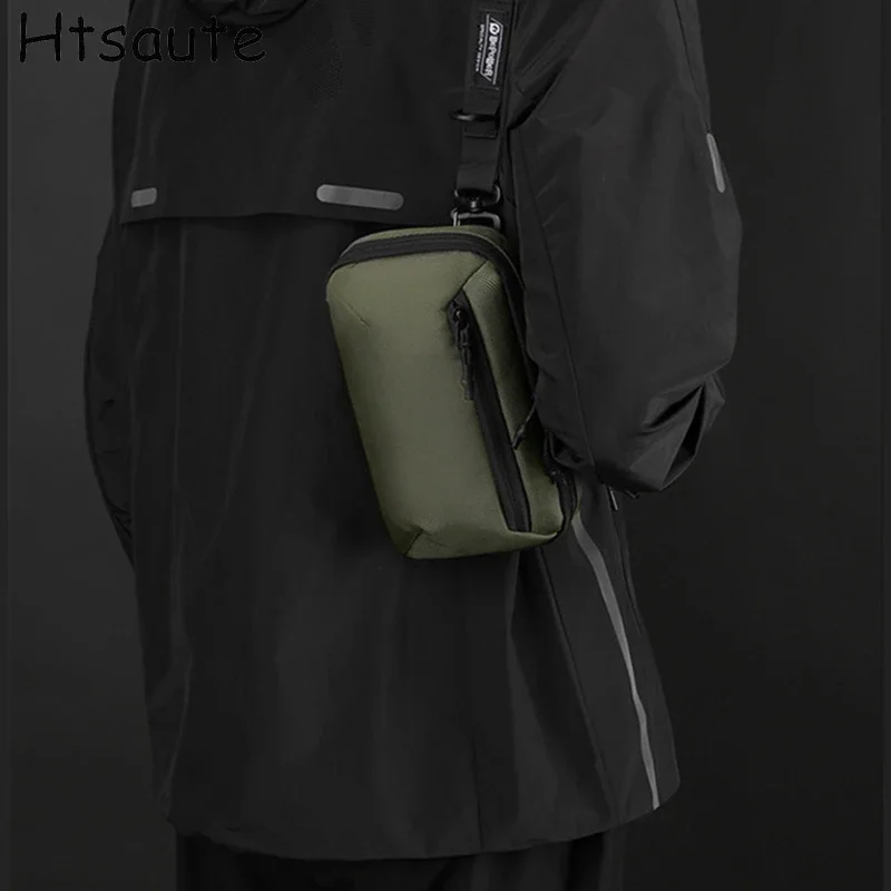 

Fashionable Multifunctional Chest Bags Multi Compartment Storage Men's Shoulder Bag Suitable for Daily Use, Sports,Cycling Pack