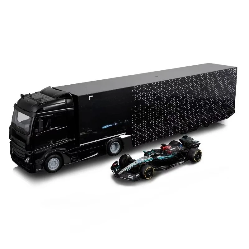 

1:43 scale container transport truck set plastic die-casting simulation toy universal
