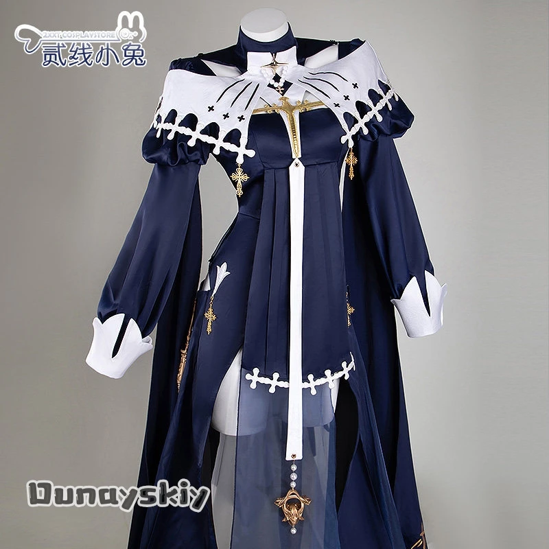 Anime Game Outfit Arknights Whisperain Hidden Hermit Cosplay Costume Anime Game Character Roleplay Outfit Halloween Dress Up view 4