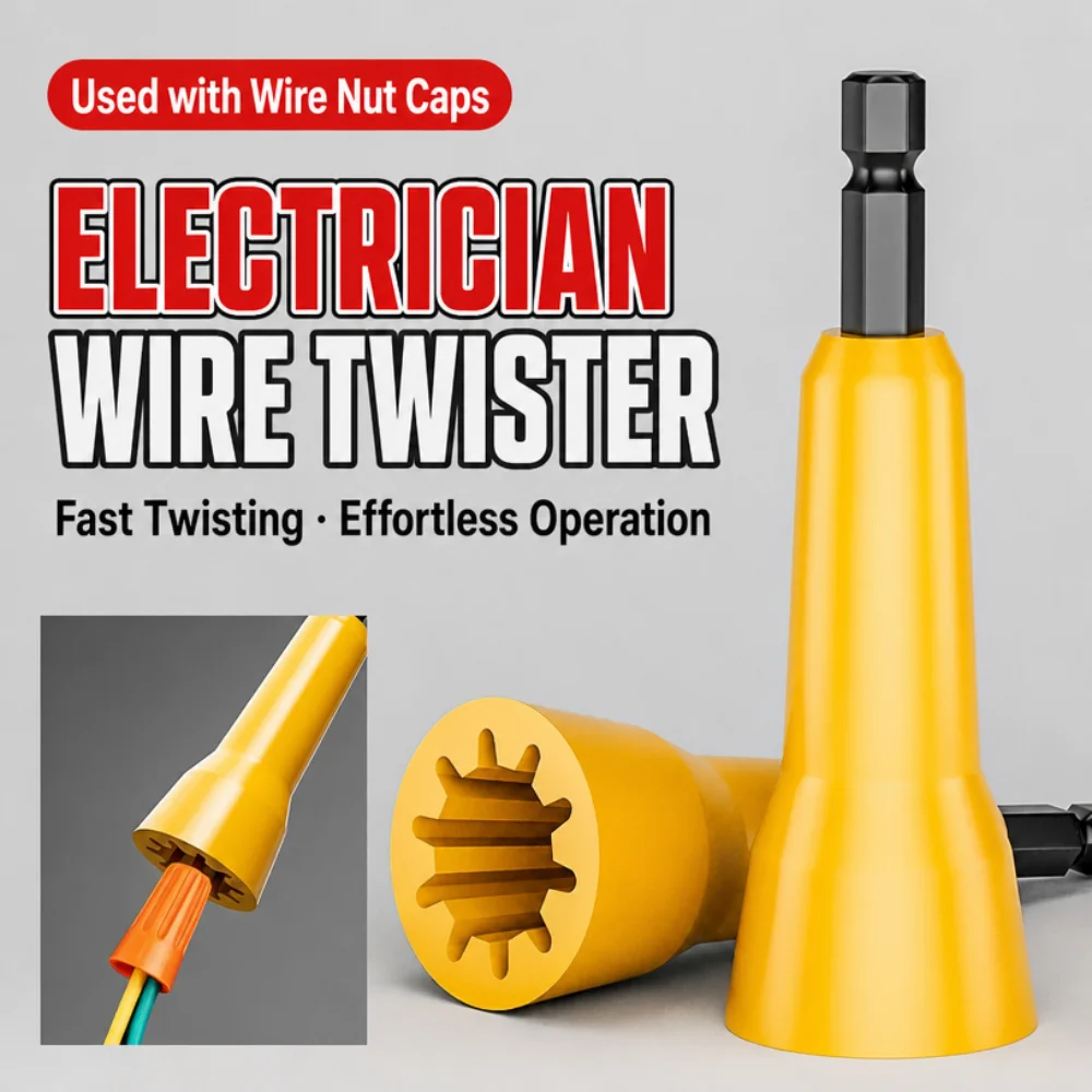 Wire Twisting Tools Handle Electrician Quickly Twister Wire For Power Drill Drivers Twisted Twist Cable Device