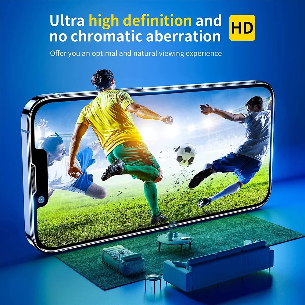 واقي شاشة من الزجاج المقسى 1 5 قطعة لهاتف iPhone X XS XR 11 12 13 14 15 16 17 Pro Max Mini Plus SE نماذج الجيل الثالث #6