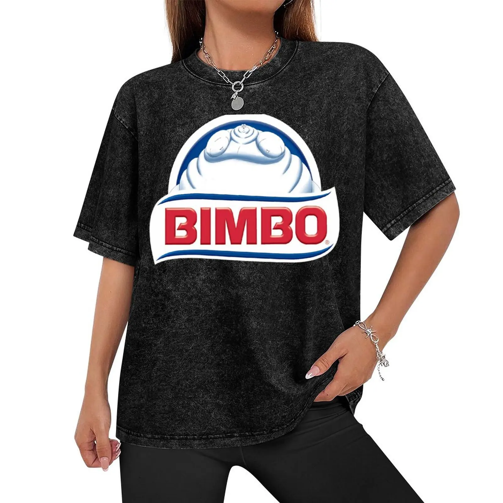 Bimbo Bear Bread Logo (Blue) T-Shirt hippie clothes shirts graphic basketball graphic tees big and tall t shirts for men