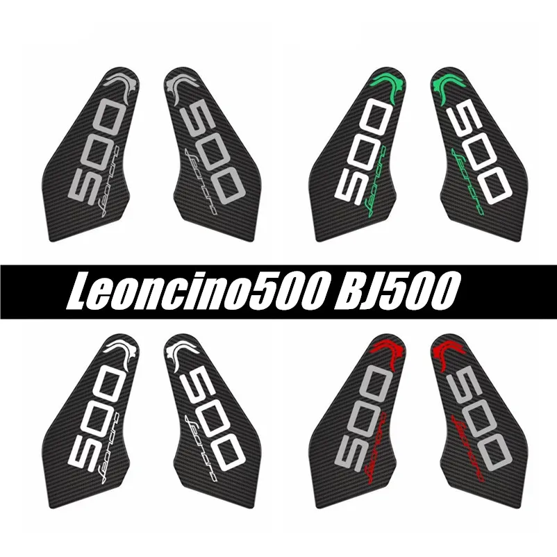

FOR Benelli Leoncino 500 Leoncino500 BJ500 Motorcycle Tank Pad Protector 3D Gel Sticker Decal Carbon Fiber