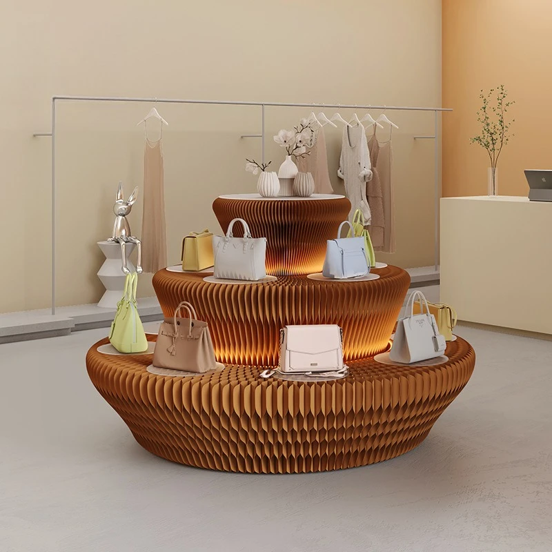 Display stand Decorative shelf Display Nakajima booth Commercial store Creative exhibition stand Exhibition installation
