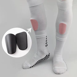 Mini espinillera de fútbol resistente al desgaste, Protector de pierna absorbente de golpes, tablero de vástago de entrenamiento de fútbol portátil ligero, 1 par