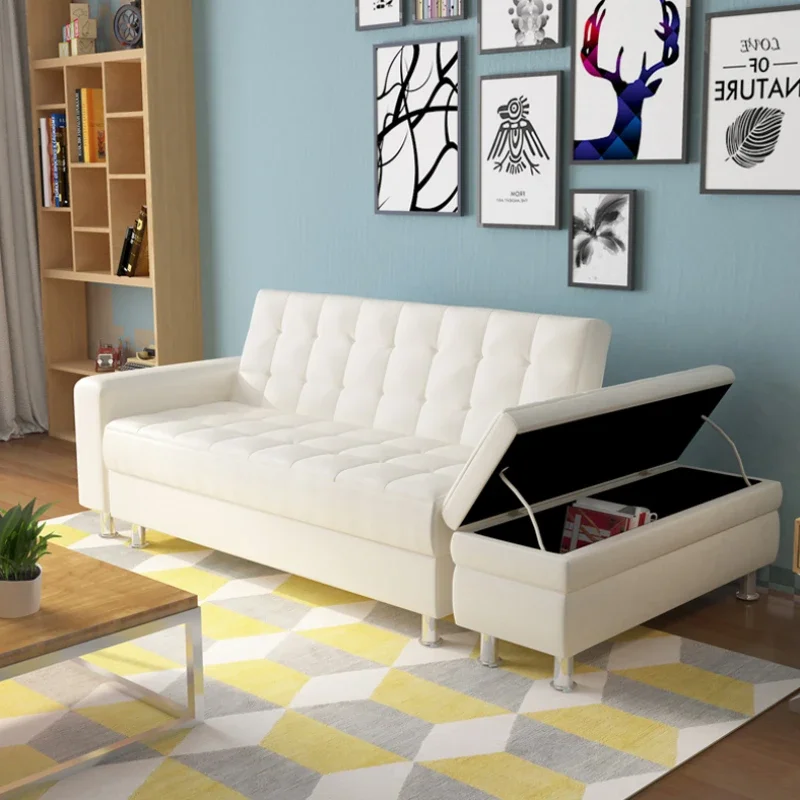 

Unique Fancy Cozy Sofas Beds Leather Storage Cute Luxury Modern Living Room Sofas Designer Luxury Divano Letto Home Furniture