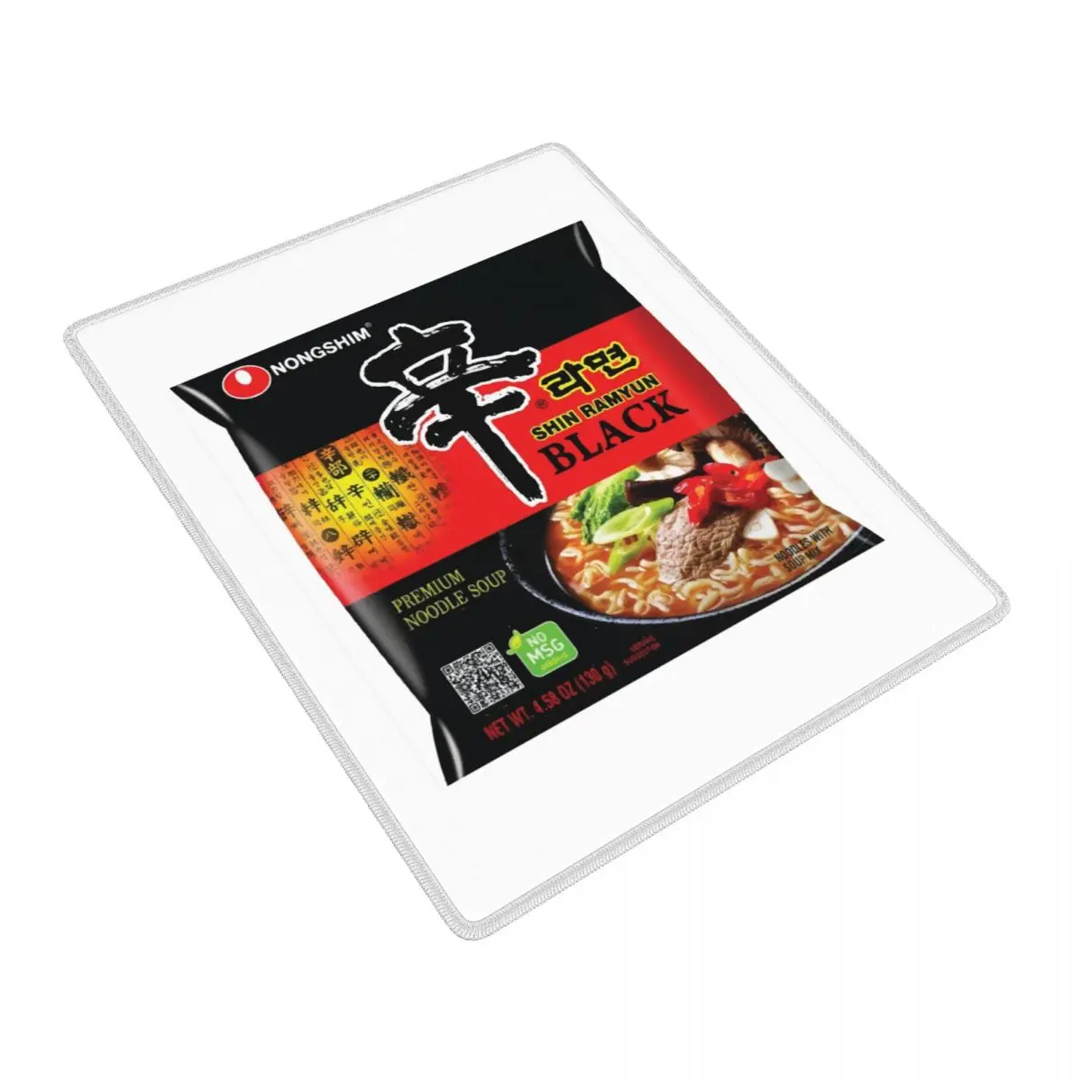 

Коврик для мыши Nongshim Shin Ramyun, коврик для геймеров, для ПК и ноутбуков, коврик для клавиатуры, компьютерный игровой коврик, офисные аксессуары, настольный коврик 7x9 дюймов (22x18 см)