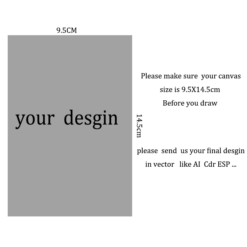 1Pcs/Design OEM Custom DIY Stainless Steel Nail Art Plate Stamping Template with Your Own Design Drawings