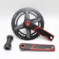 Pédalier Vélo Route 170 Mm Double Plateau 34/50T En Alliage Alu – Compatible Chaînes 9-10-11 Vitesses, Axe Carré, Pour Vélos De Route Et Pliants