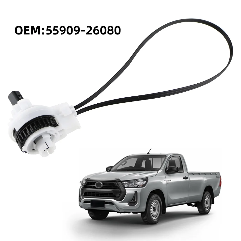 

A/C Heater Recirc Button Switch Control Cable 55909-26080 55909-26060 Fit for Toyota Hilux Vigo Accessories