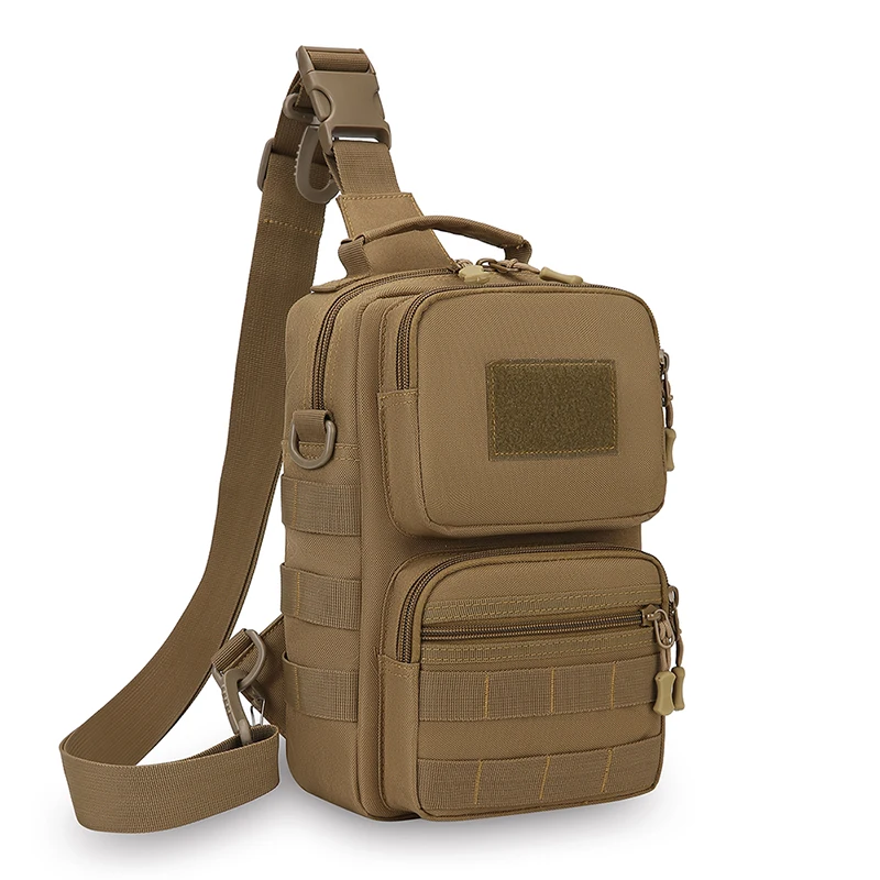 Taktische Brusttasche für Männer, multifunktionale Angeltasche, strapazierfähige Umhängetasche für Reisen, Camping, Wandern, Outdoor-Aktivitäten – Detail 18