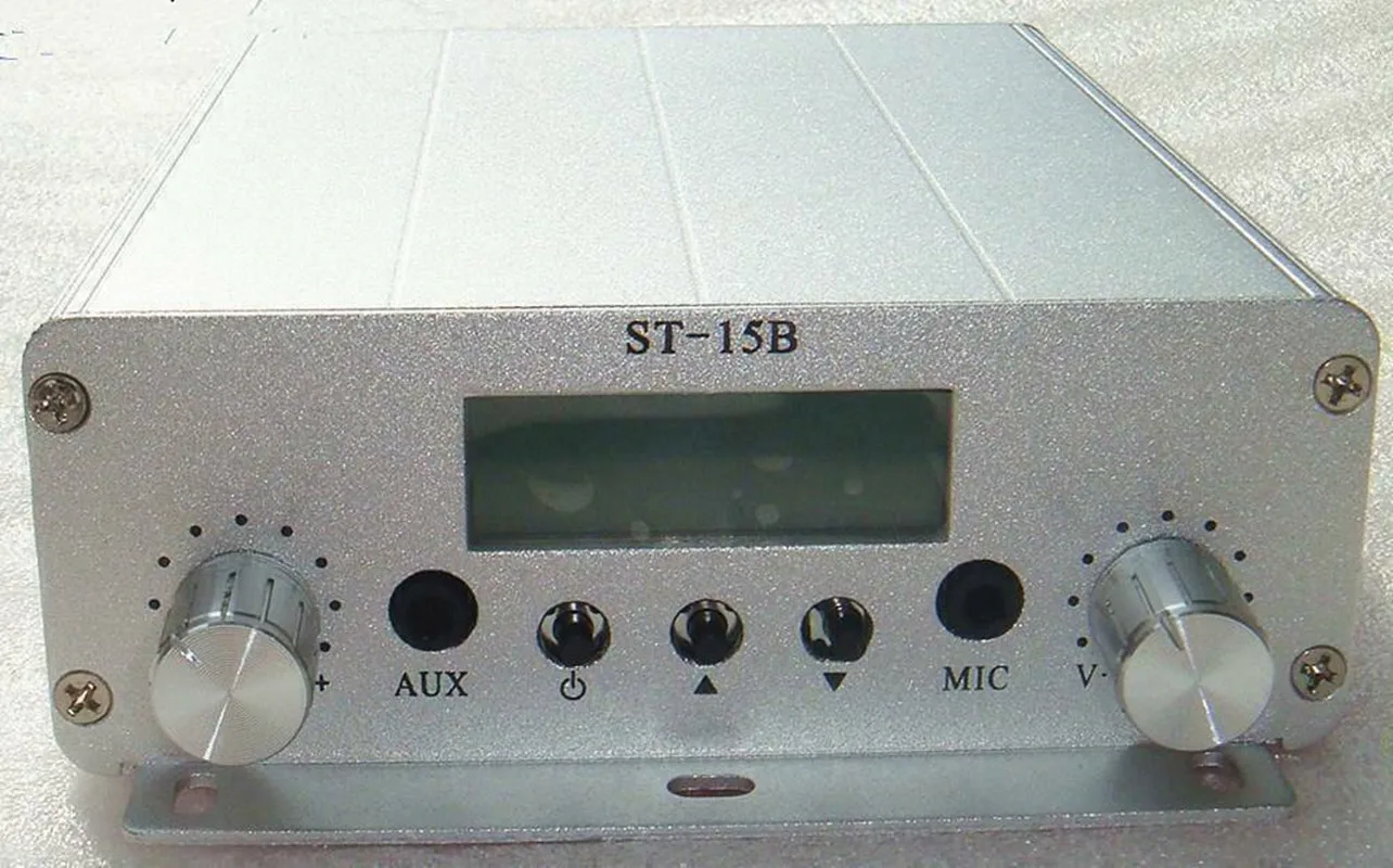 

15W 86MHz-108MHz FM Broadcast Transmitter ST-15B stereo PLL fm radio broadcast station 86MHz-108MHz