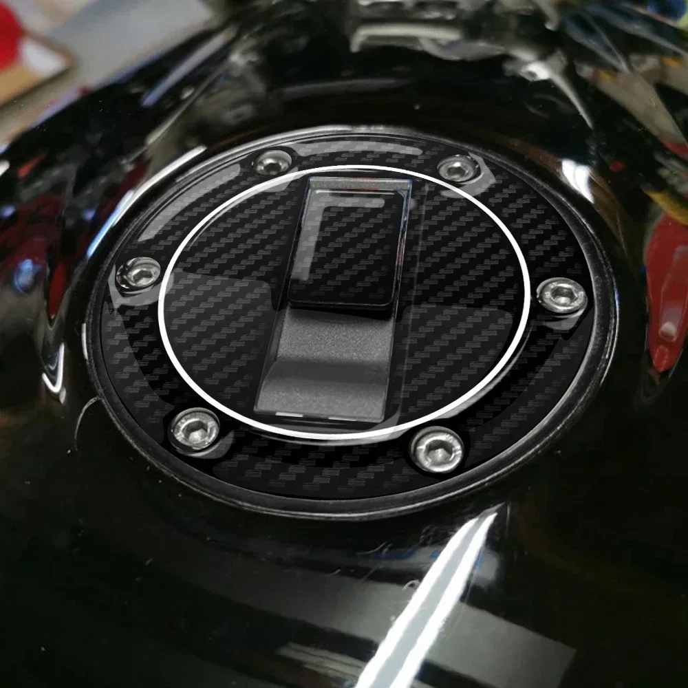 Per Triumph street twin 2016-2018 adesivo di protezione del tappo del carburante per moto trasparente 3D