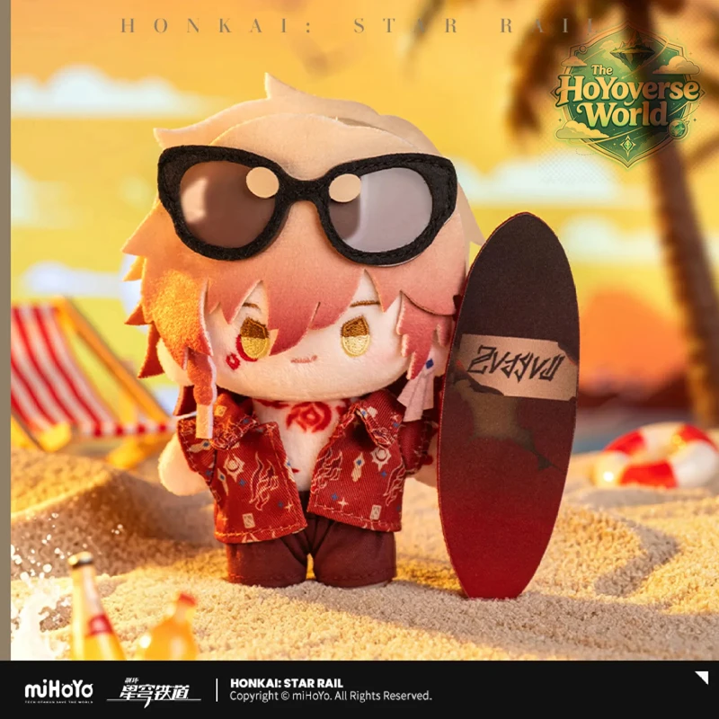 [Original] MiHoYo Game Honkai Star Rail Seasonal Dolls Series Vol.2 Summer Coastal Party Pendant Anime Cosplay Keychain Xmas