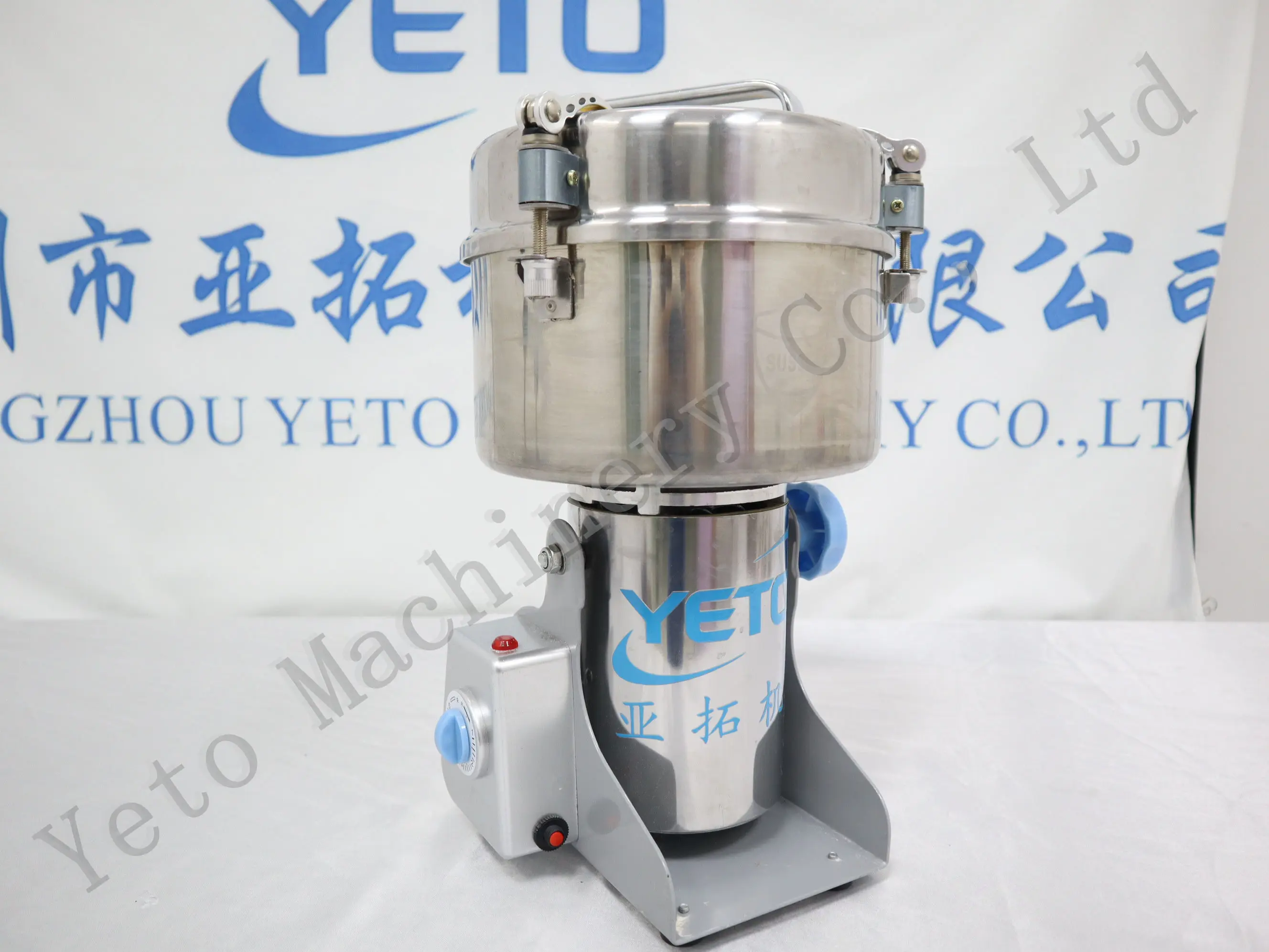 Industrial Semi Automatic Grain Mill Grinder Chilli Pulverizer Spice  Grinding Machine Dry Herbal Grinding