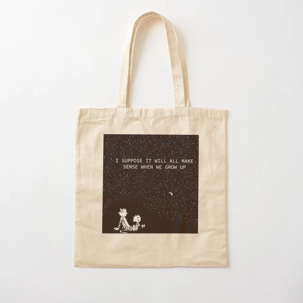 كالفين وهوبز ستارز حمل حقيبة تسوق شعار أكياس المتسوق حمل الحقائب المخصصة