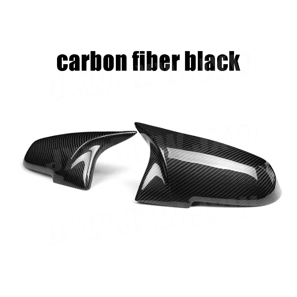 For 1 2 3 4 Series Carbon Fiber & ABS Rear View Mirror Cover Caps for BMW M3 M4 look F20  F30 F32 F33 F36 X1 E84 12-18 AN Style