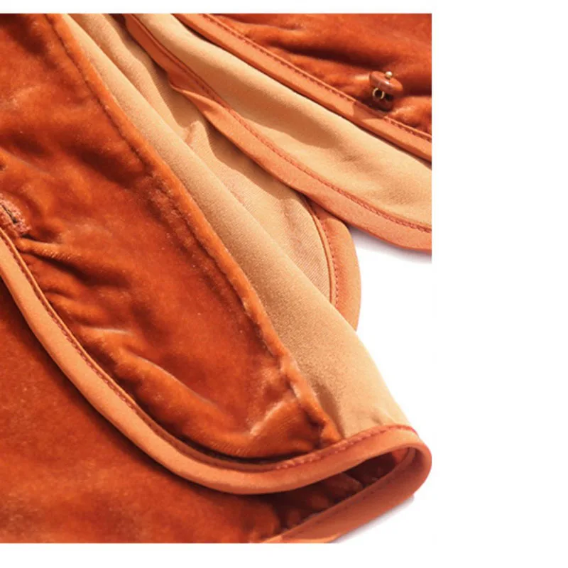 قميص Fengbaoyu حريري مخملي راقي للنساء - فستان أنيق للسيدات - ناعم ورقيق - قميص كاجوال صديق للبشرة #6