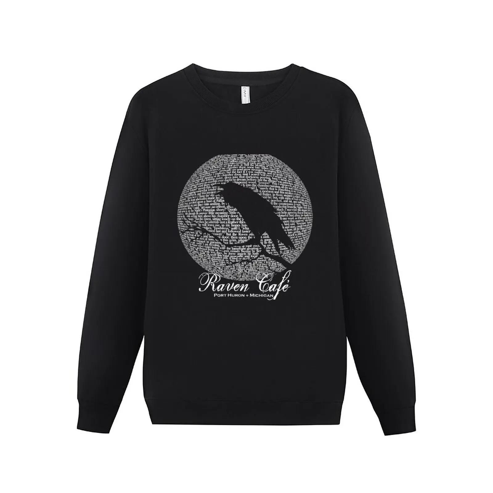 

New The Raven Moon Poem by Edgar Allan Poe - RAVEN CAFE Sweatshirt men clothes men's autumn clothes new in sweatshirts