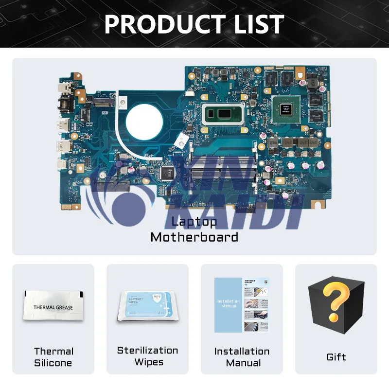 Per la scheda madre del computer portatile ASUS X705FD X705F Scheda madre N705FD CPU di livello superiore i3 i5 i7 testata al 100%