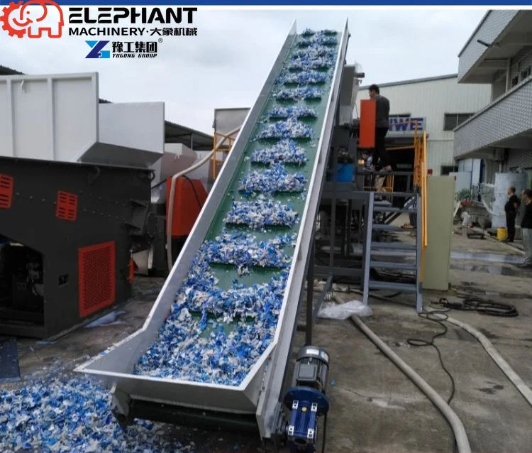 PP PE PET Flakes Washing Machine Floating Tank Floating Washer For Plastic Recycling Washing Line