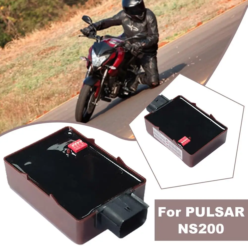 Para BAJAJ Pulsar NS200 motocicleta 12 pines AC CDI Box sistema de unidad encendedor ajustable encendedor CDI ajustable CDI RACING O9J9