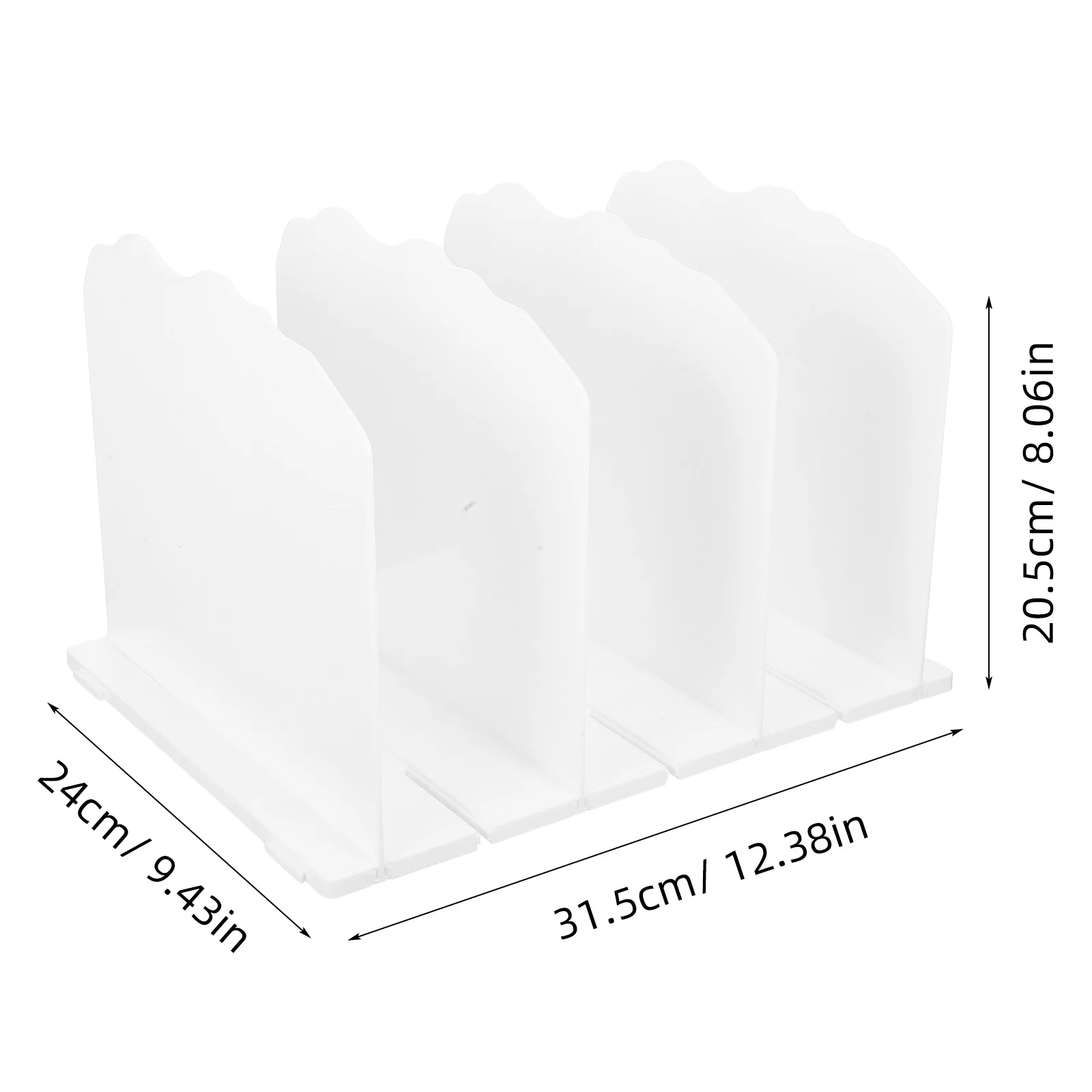 2 قطعة حقيبة تخزين الرف متموج نمط المتشابكة خزانة المنظم لحقائب اليد محافظ المحافظ قابل للتعديل خزانة مقسم الرف #3