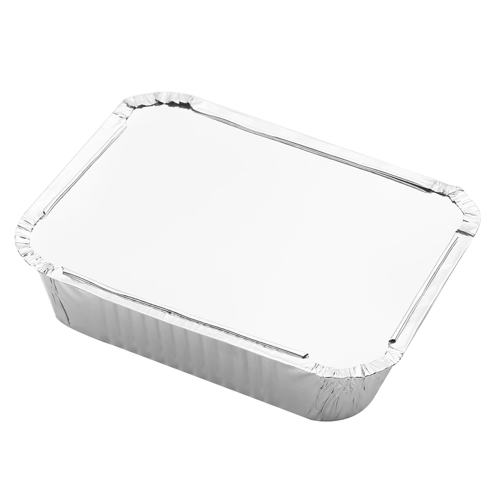 Disposable Aluminum Foil Pan Containers Takeout Pans with Lids for Baking Storing Heating Cooking Grilling Food 20PCS/Pack 750ML