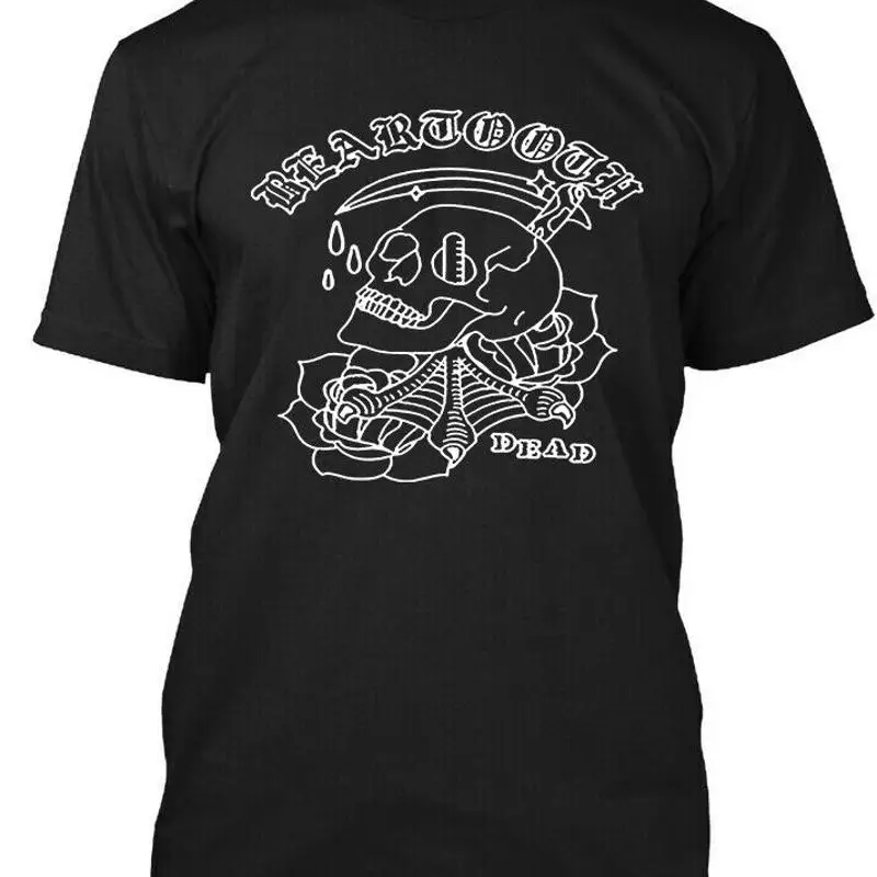 

НОВАЯ ПОПУЛЯРНАЯ футболка с логотипом Beartooth Dead American Music в стиле ретро, S 4XL