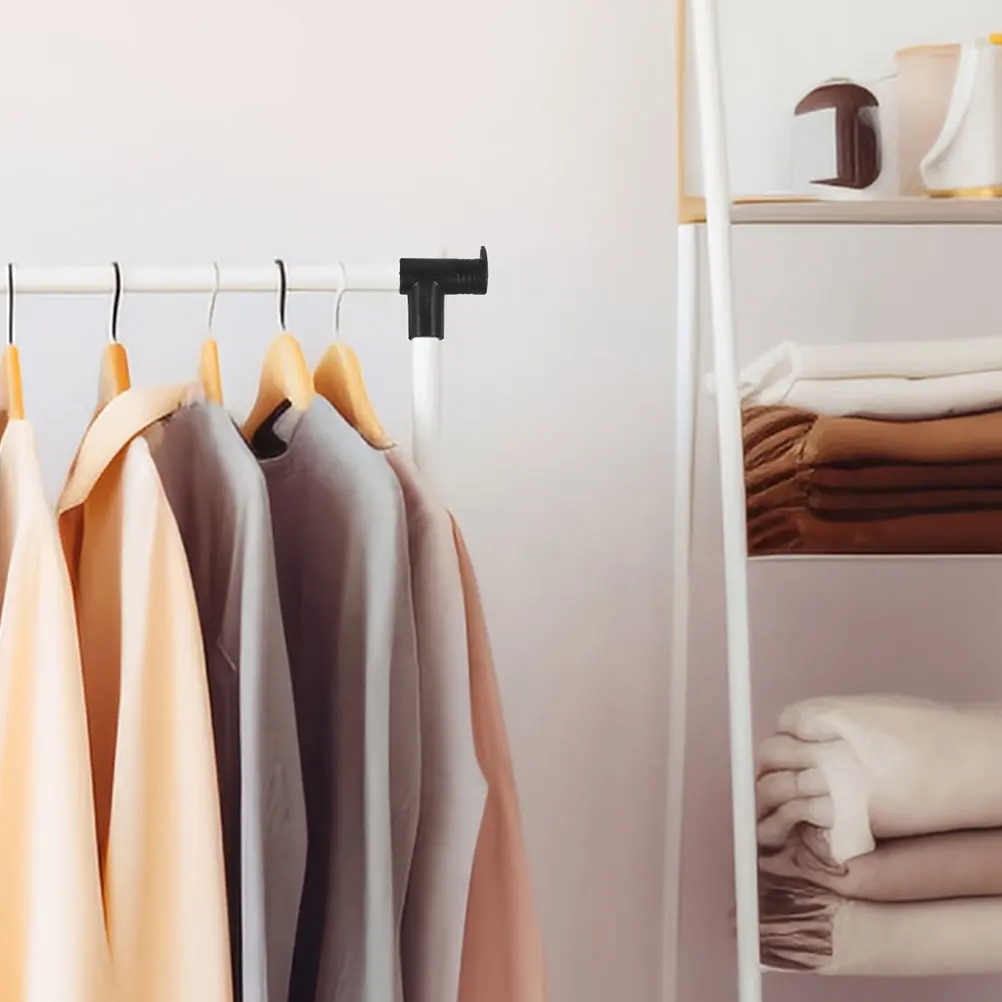 

Clothes Rack Accessories Hanger Rod Stoppers Connector Fall Ground Closet End Supports Plastic Cap Pole Connectors